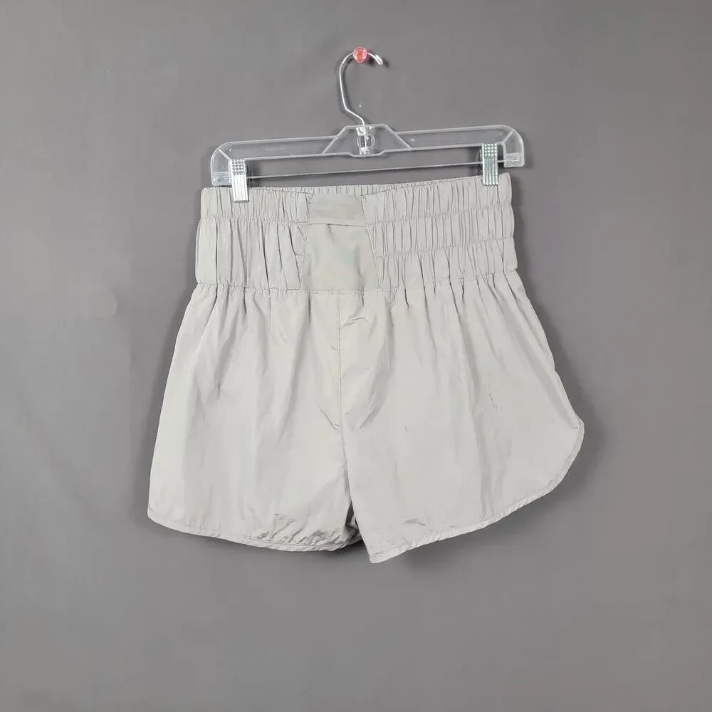 Fōmovement Shorts L Smocked Waist Lined Lightweight Activecore - Picture 2 of 9